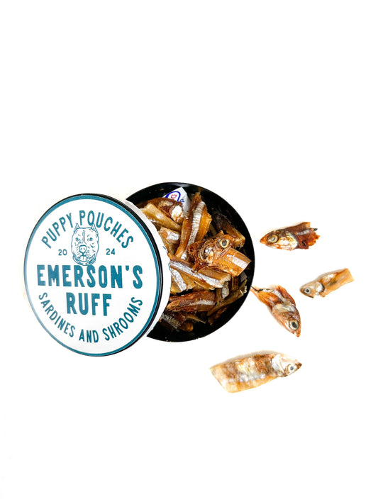 Puppy Pouches- WHOLE SARDINES & SHROOMS